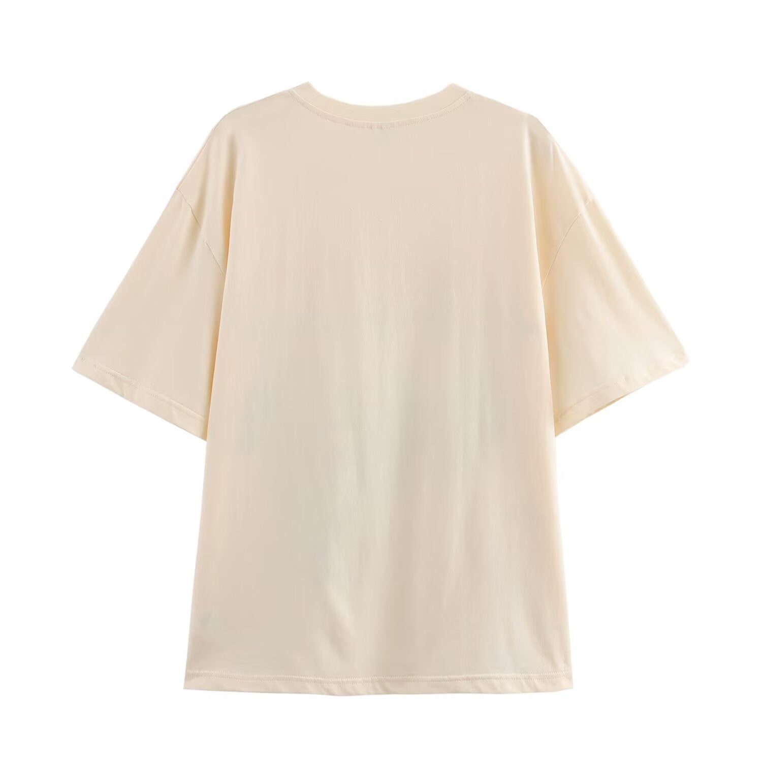 Women Clothing Minimalist Printed Loose T shirt