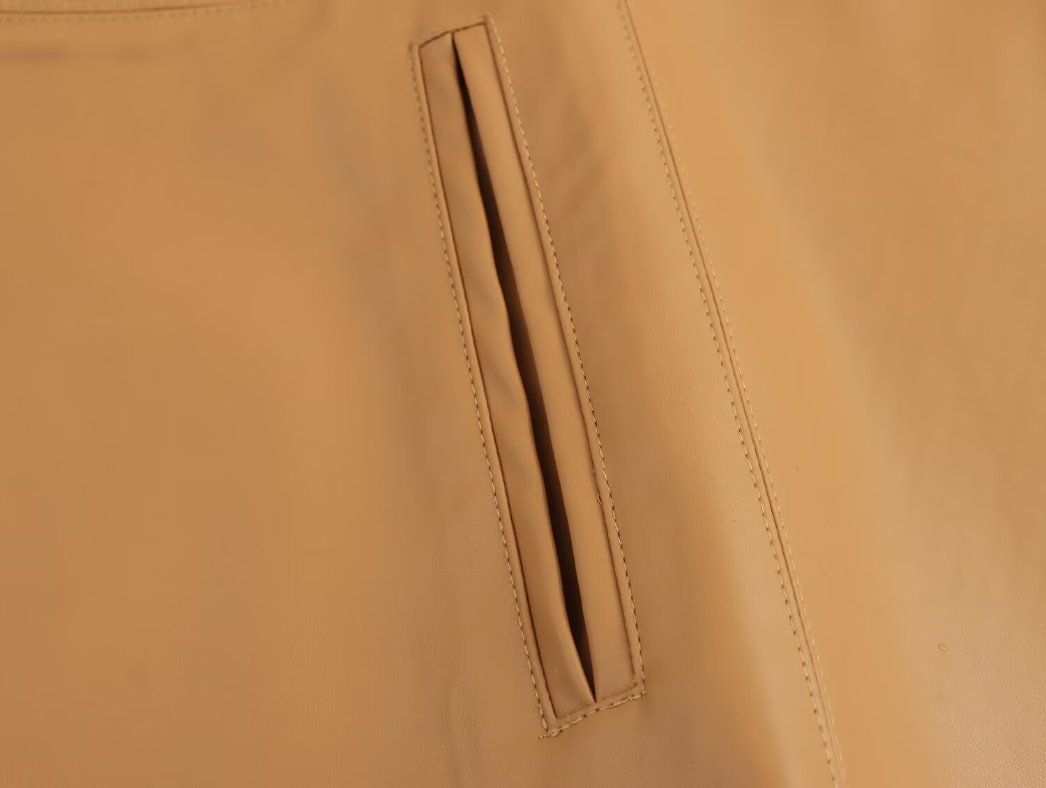 Spring Zipper Leather Short Cloak Women Leather Top Coat