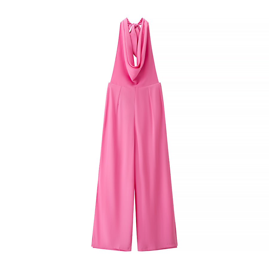 Summer Sexy Sexy Halter Backless Bodysuit Socialite Jumpsuit