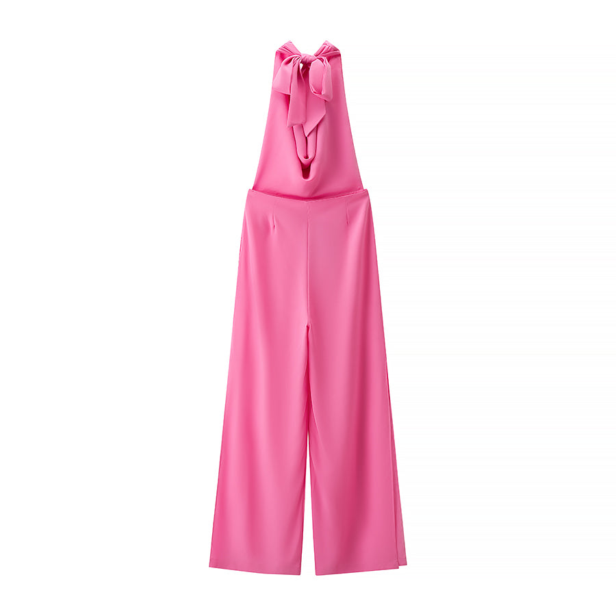 Summer Sexy Sexy Halter Backless Bodysuit Socialite Jumpsuit