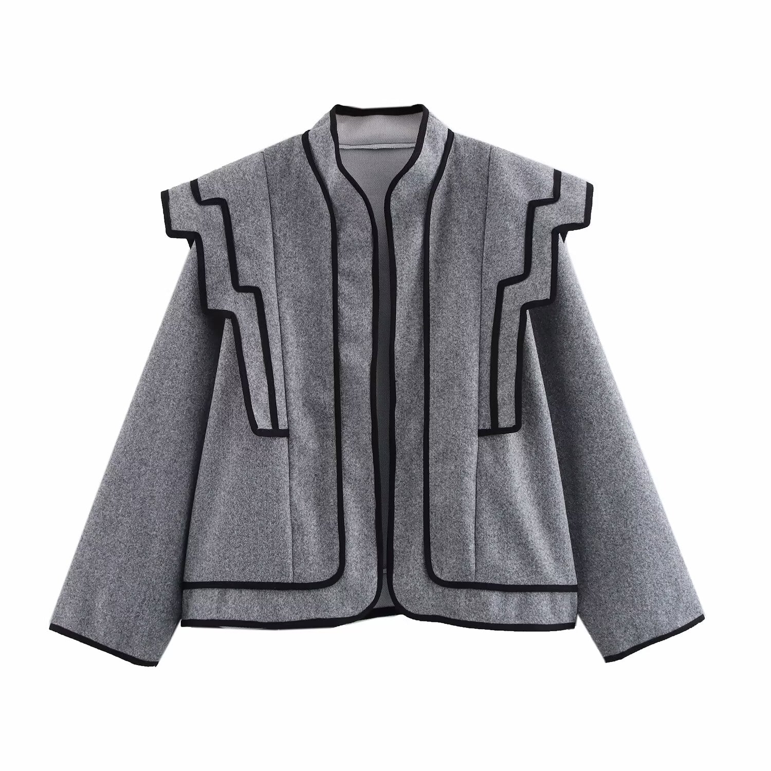 Spring Jacket Coat Women Clothing Design Casual Loose Long Sleeve Classic