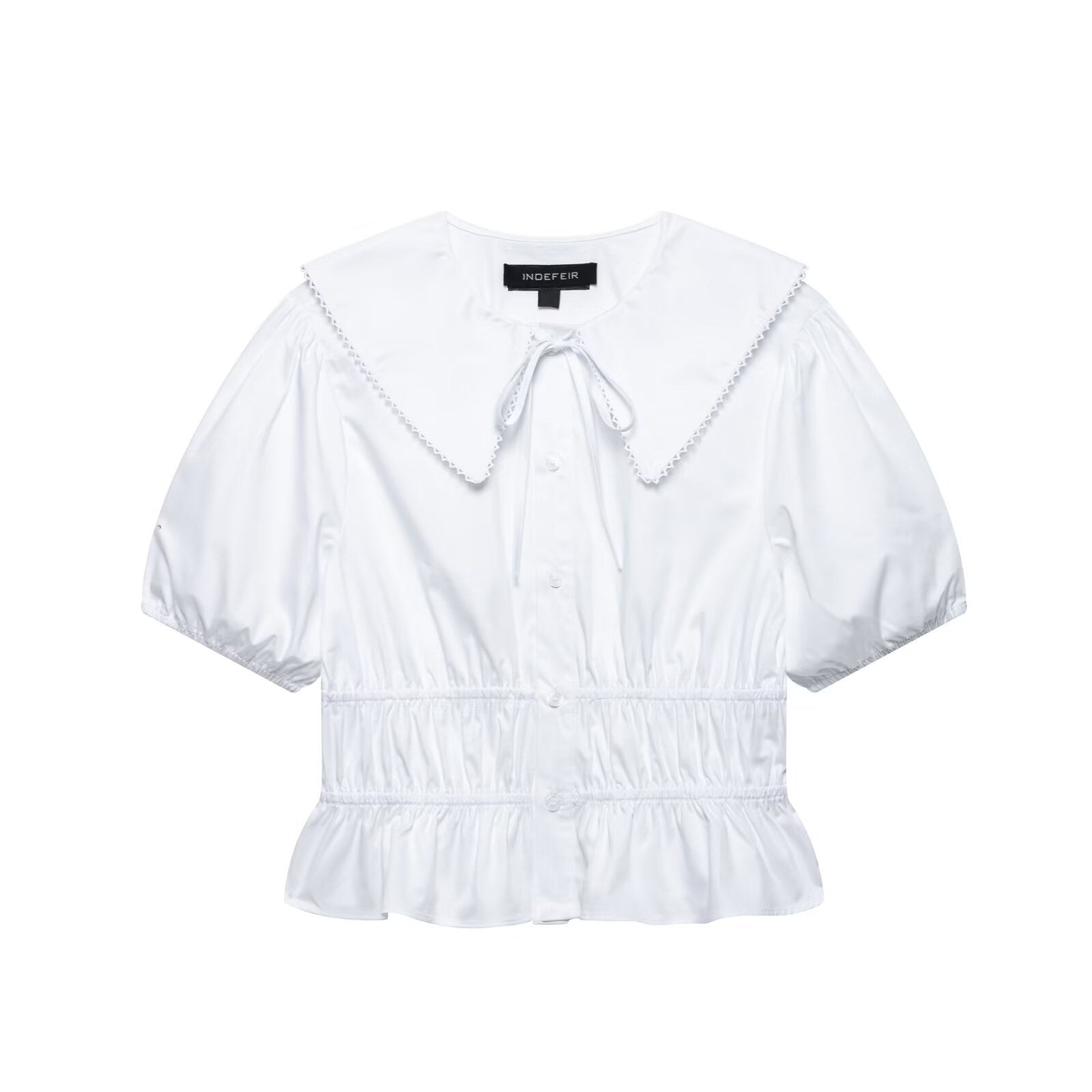 Women Clothing Western Youthful Looking Fashionable Short Sleeve Shirt