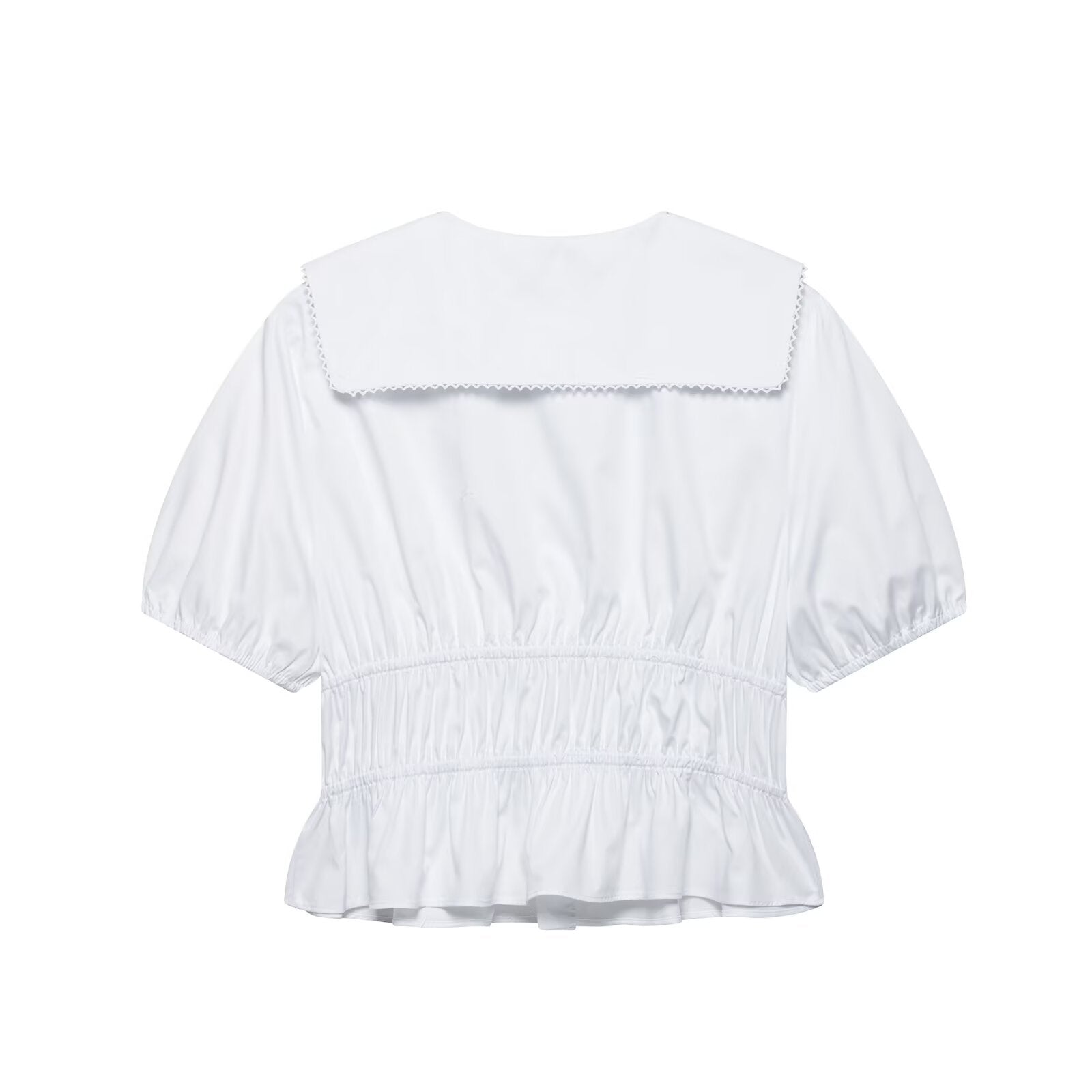 Women Clothing Western Youthful Looking Fashionable Short Sleeve Shirt