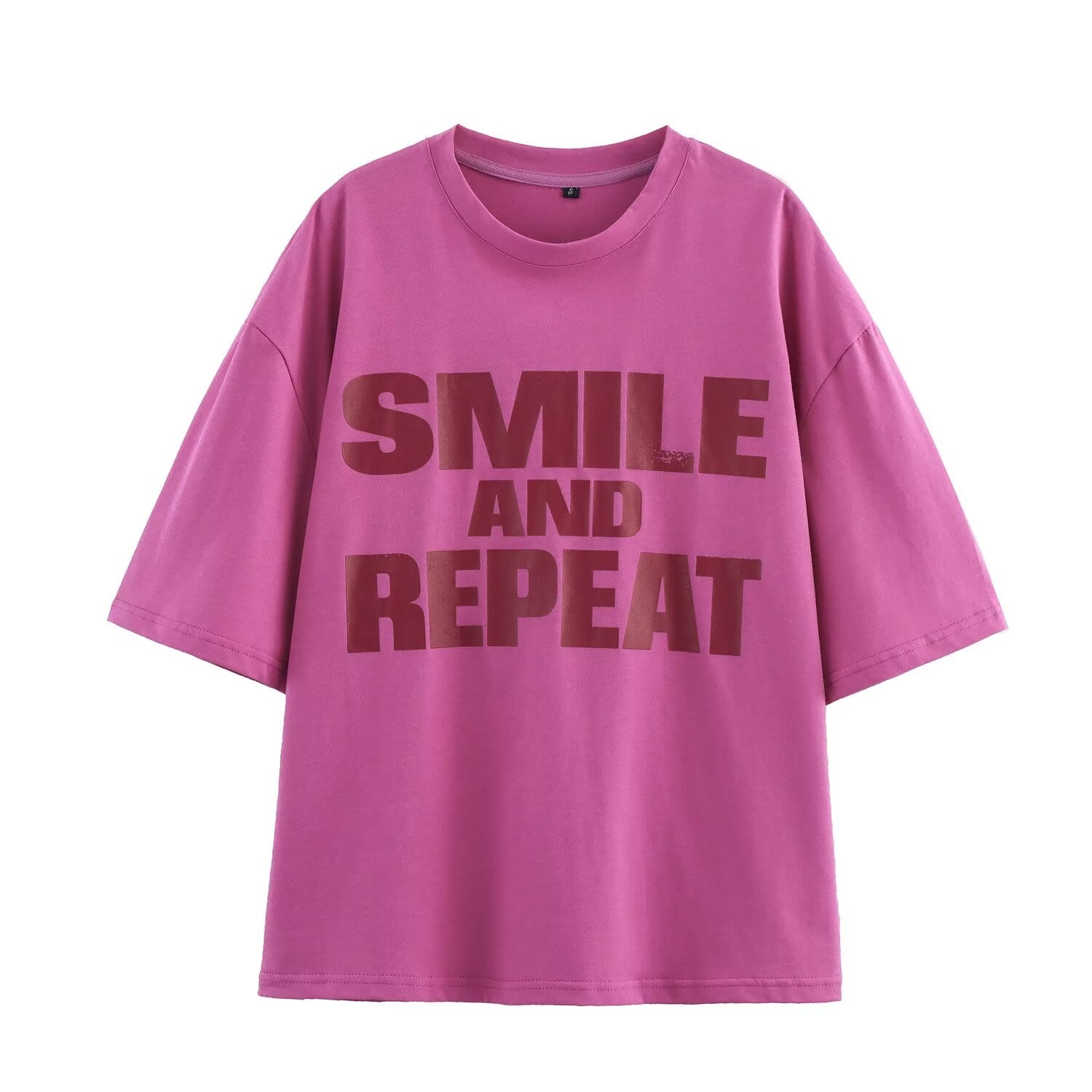 Women Clothing Classic Printed Washed T shirt