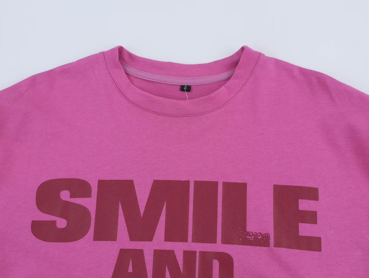 Women Clothing Classic Printed Washed T shirt
