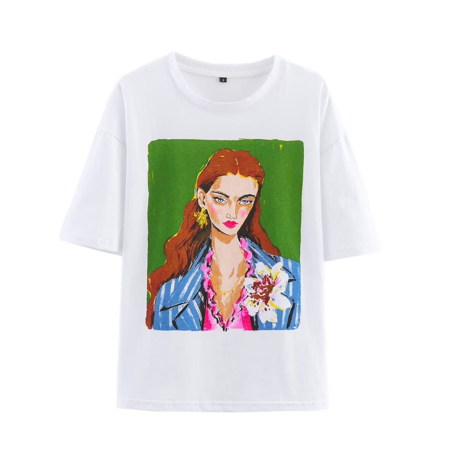 Women Clothing Classic Girl Printed T shirt