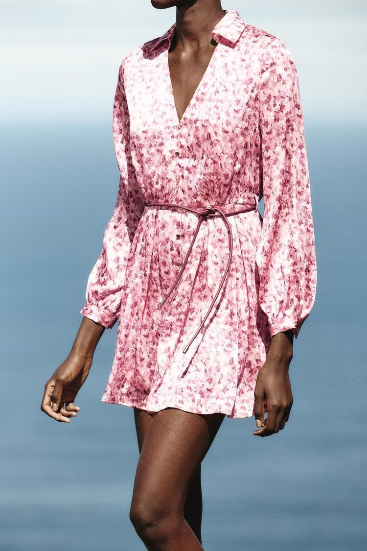 Floral Printing Dress Women