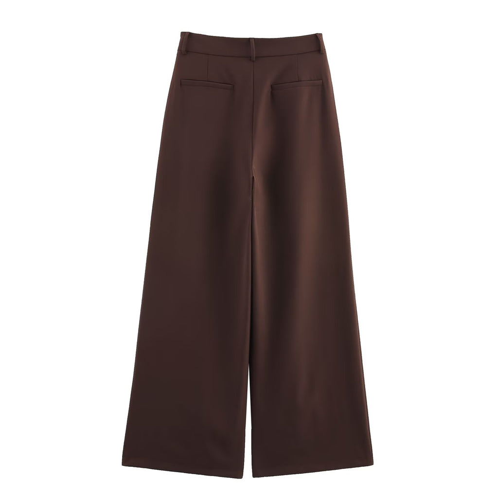 Women Clothing Spring Backless Top Casual Pants Sets