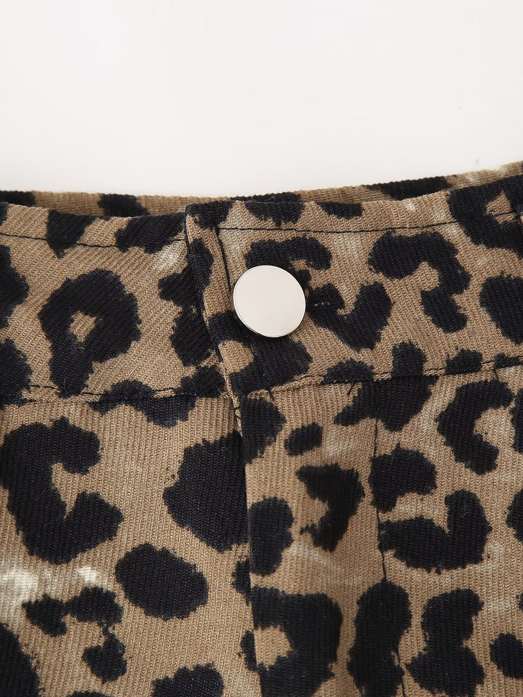 Spring Women Clothing French Design Leopard Print Shorts