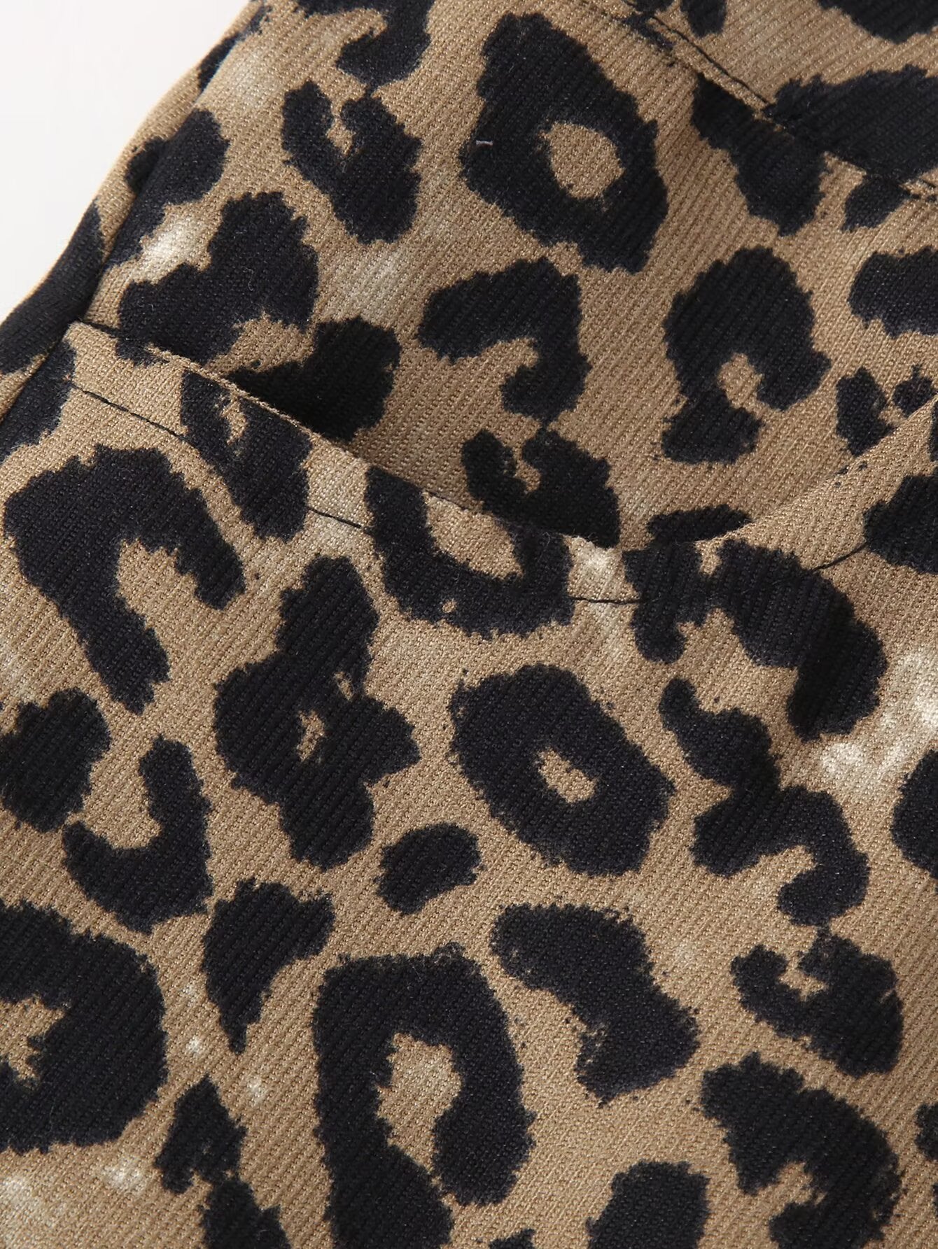 Spring Women Clothing French Design Leopard Print Shorts