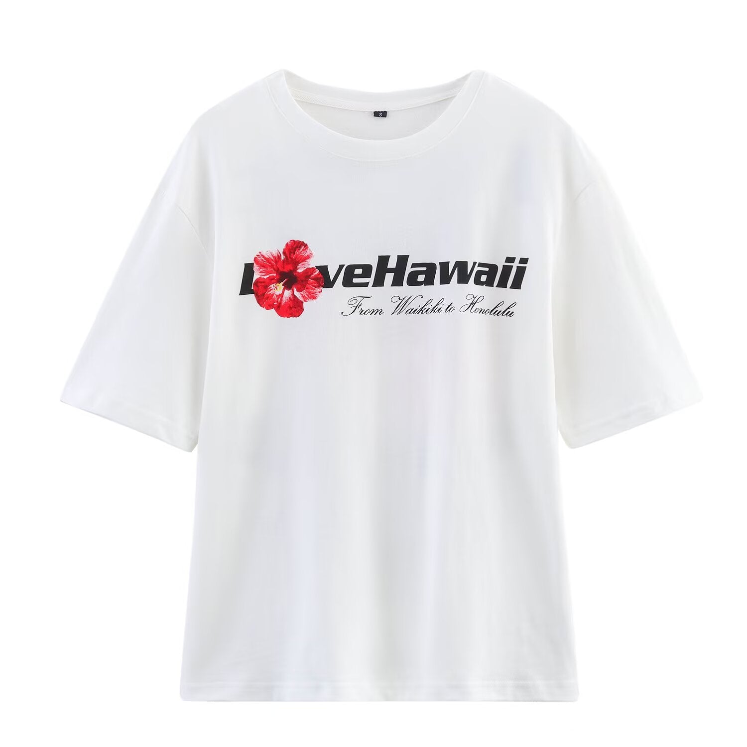 White Printing T-shirt