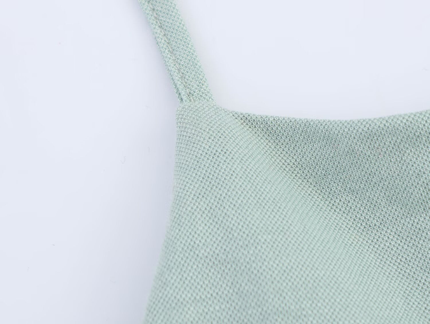 Summer Women Clothing Simple Backless Hanging Collar Top