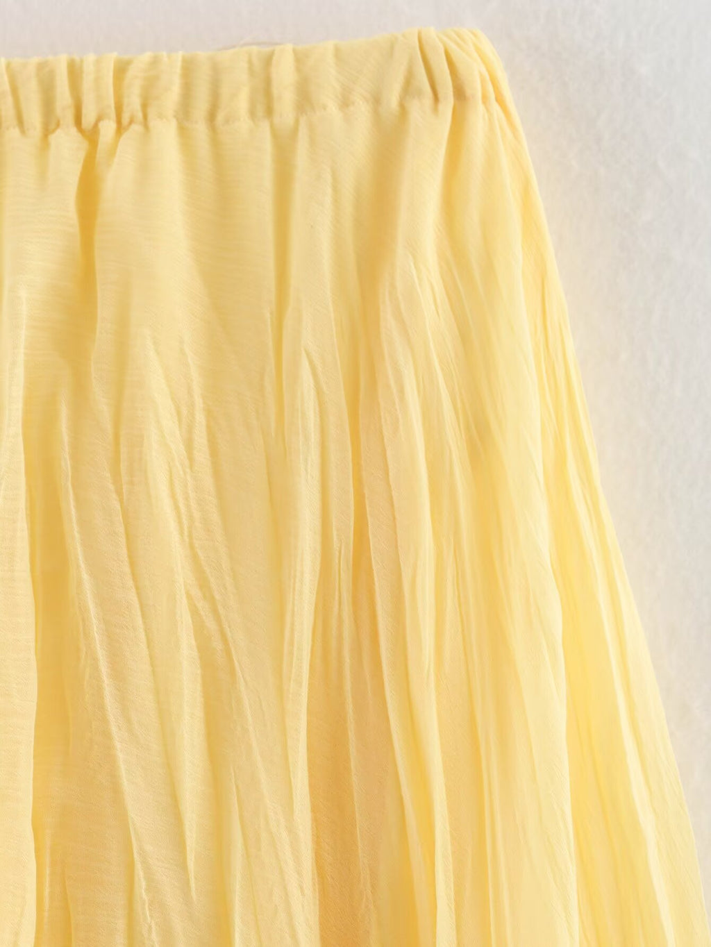 Women Clothing Top Product Wrinkle Classic All Matching Graceful High Waist Slimming Skirt