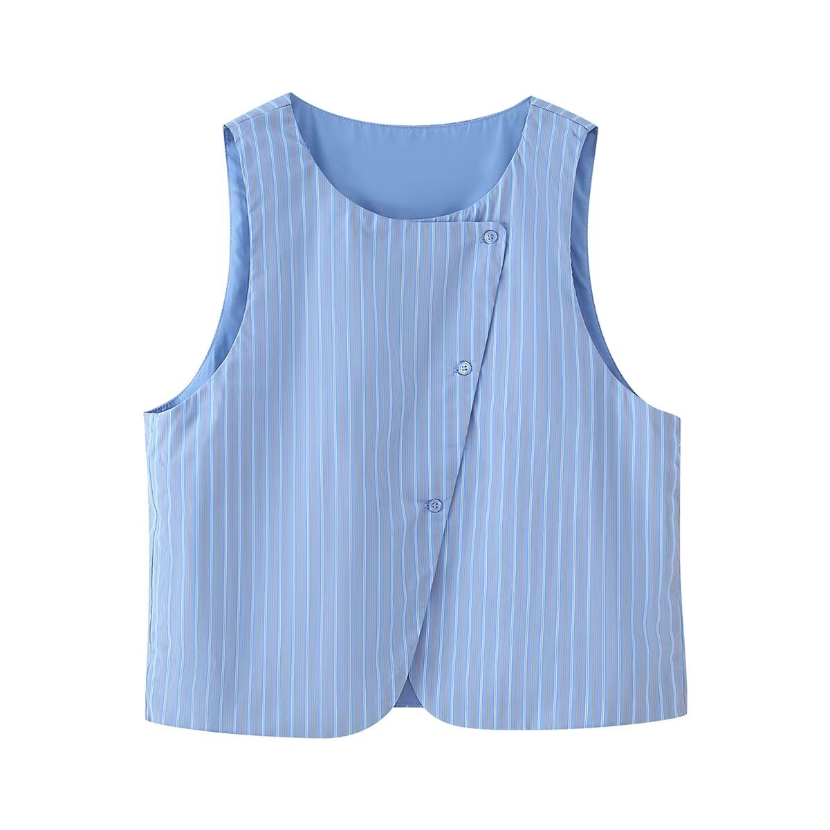 Spring Summer Women Clothing Casual Striped Vest Vest Trousers