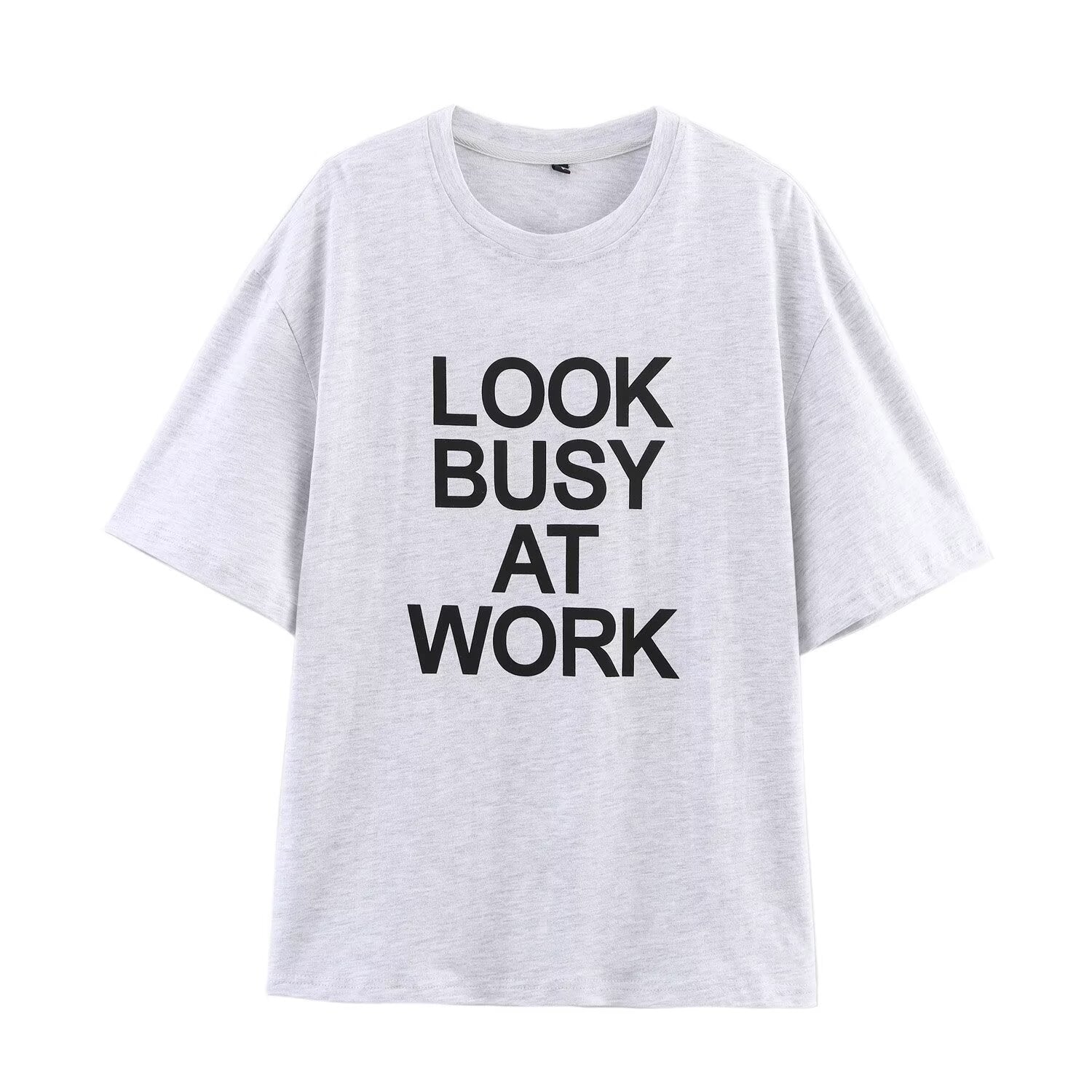 Women Clothing Letter Graphic Printed T shirt