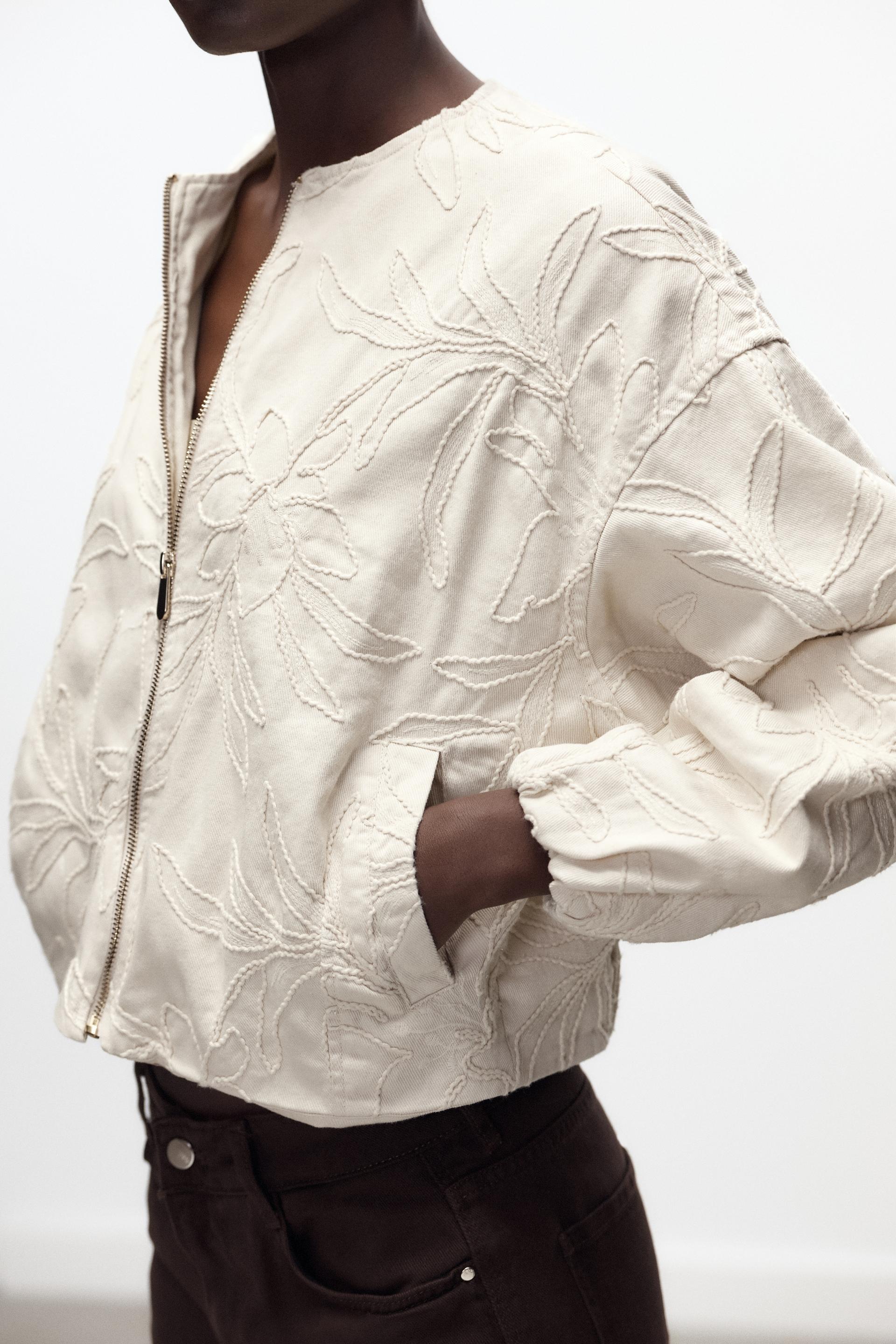 Spring Top Hand Painted Loose Profile Design Casual Printing Cardigan