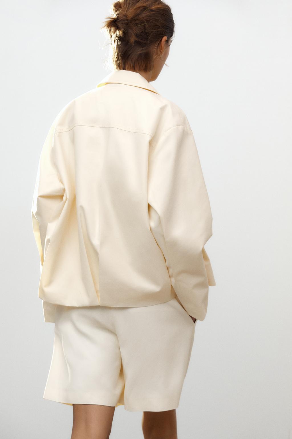 Women Season Street Polo Collar Long Sleeve Jacket Casual Zip Coat