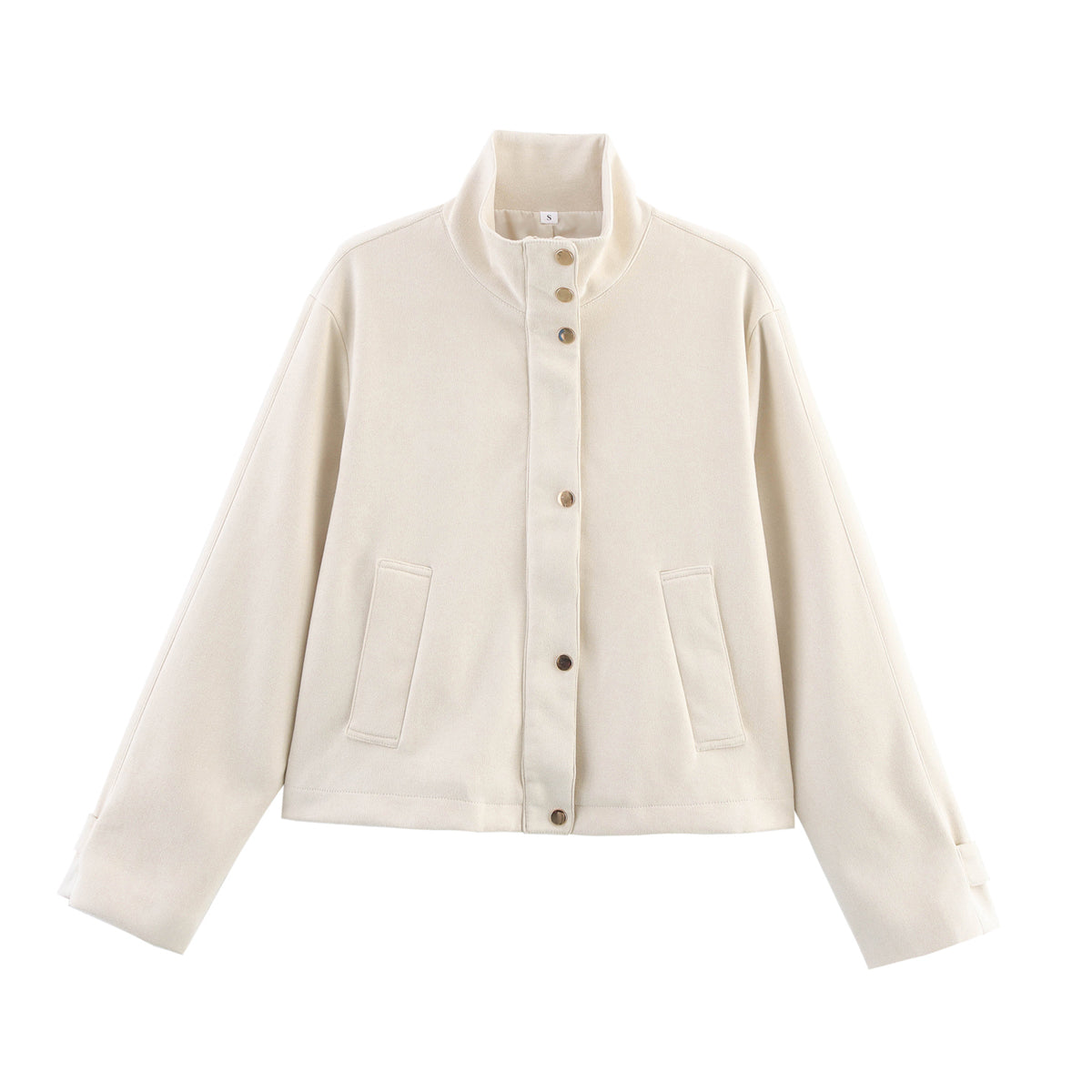 Women Wear Summer Casual Solid Color Suede Jacket Coat
