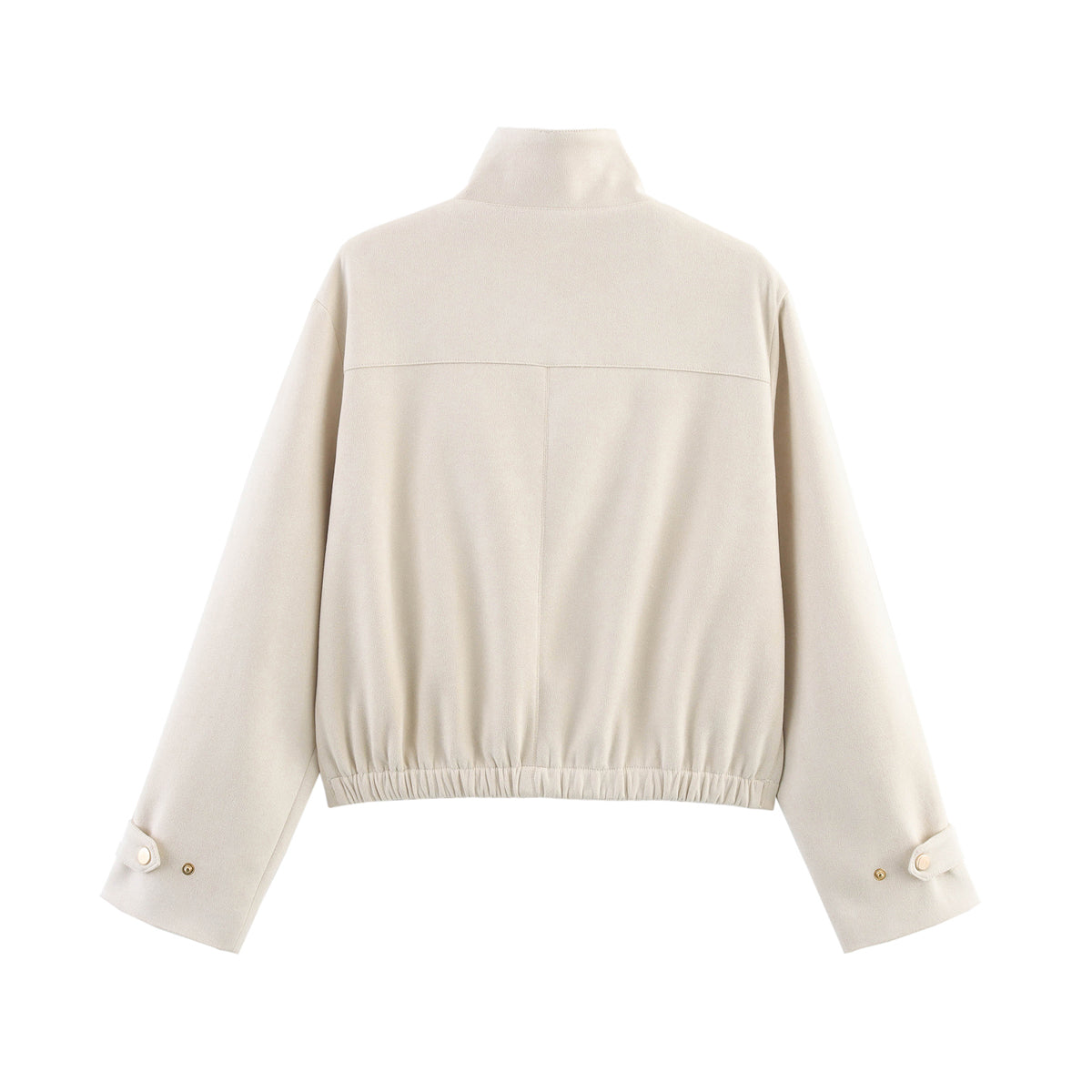 Women Wear Summer Casual Solid Color Suede Jacket Coat