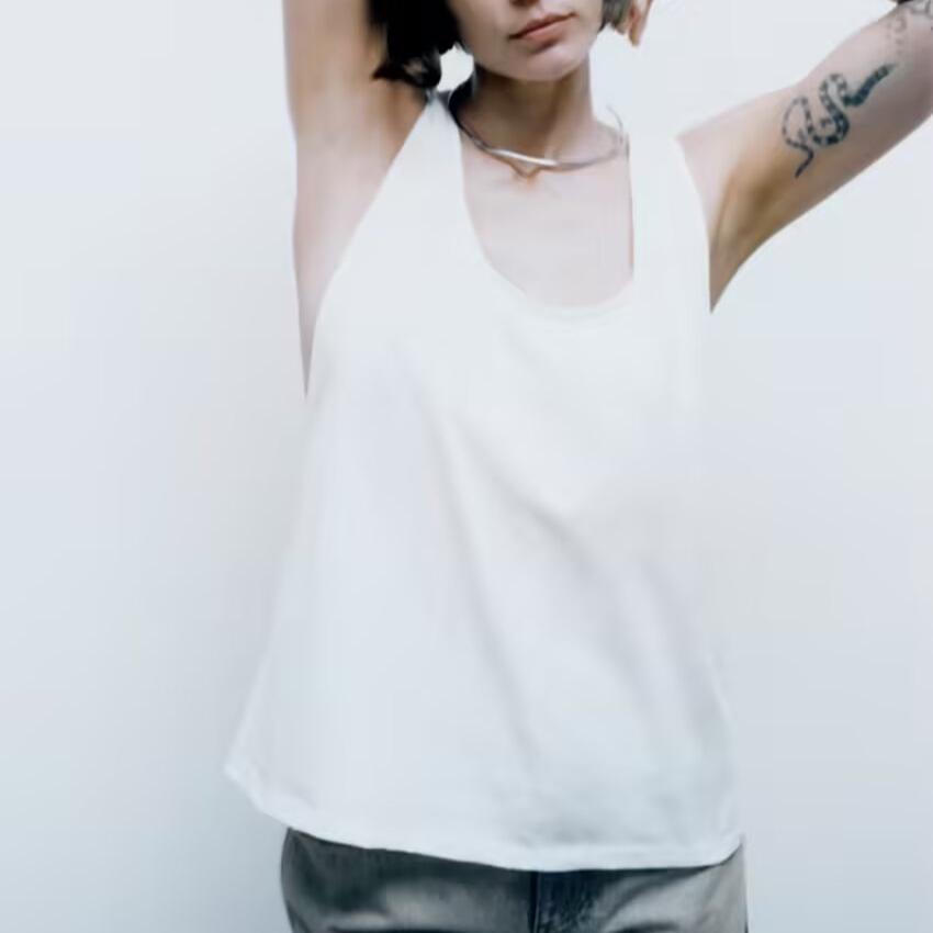 Women Summer Simple Casual Vest Top T shirt