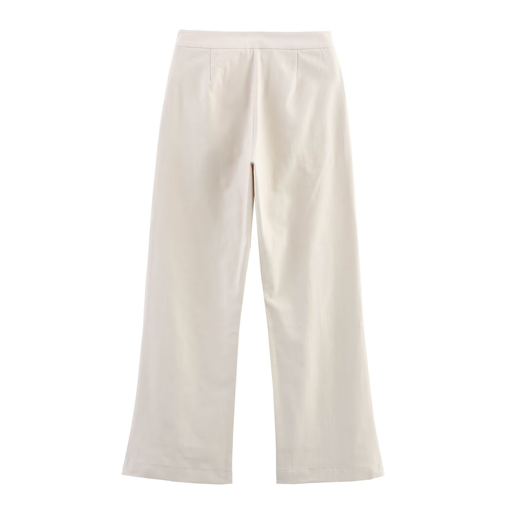 Women Clothing at Long Double Breasted Blazer Trousers Set