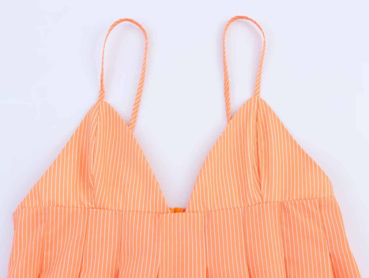 Women Clothing Internet Summer Poplin Striped Slim Top Sling Women