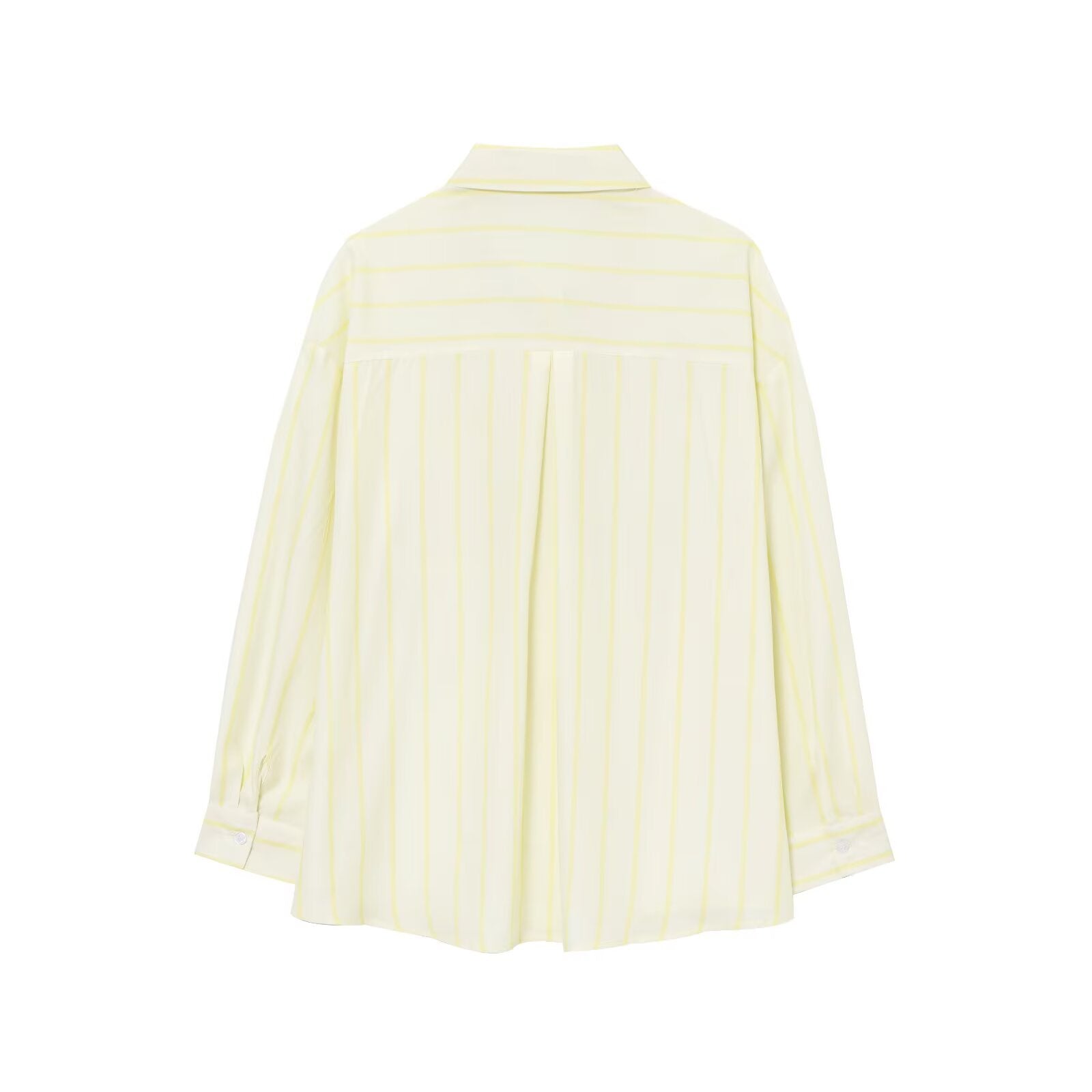 Spring Long Loose Casual Niche Stripe Long Sleeve Shirt Top