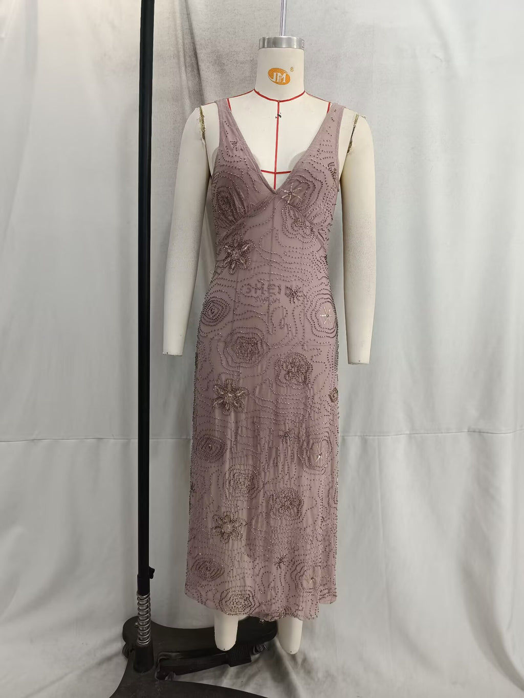 Summer Women Clothing Sequin Midi Slim Sexy Design Dress