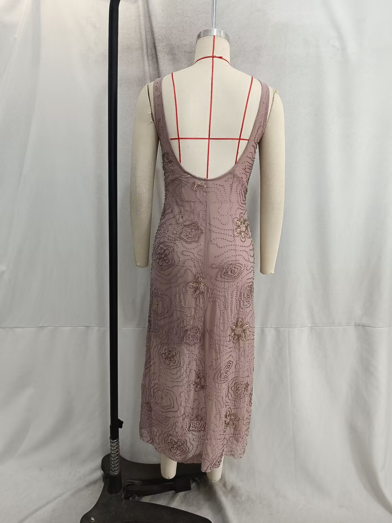 Summer Women Clothing Sequin Midi Slim Sexy Design Dress