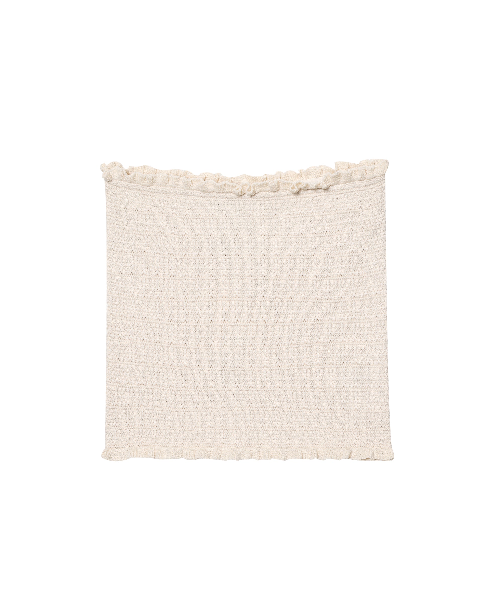 Summer Women Knitted off Neck Tube Top Pleated Stitching Skirt Set