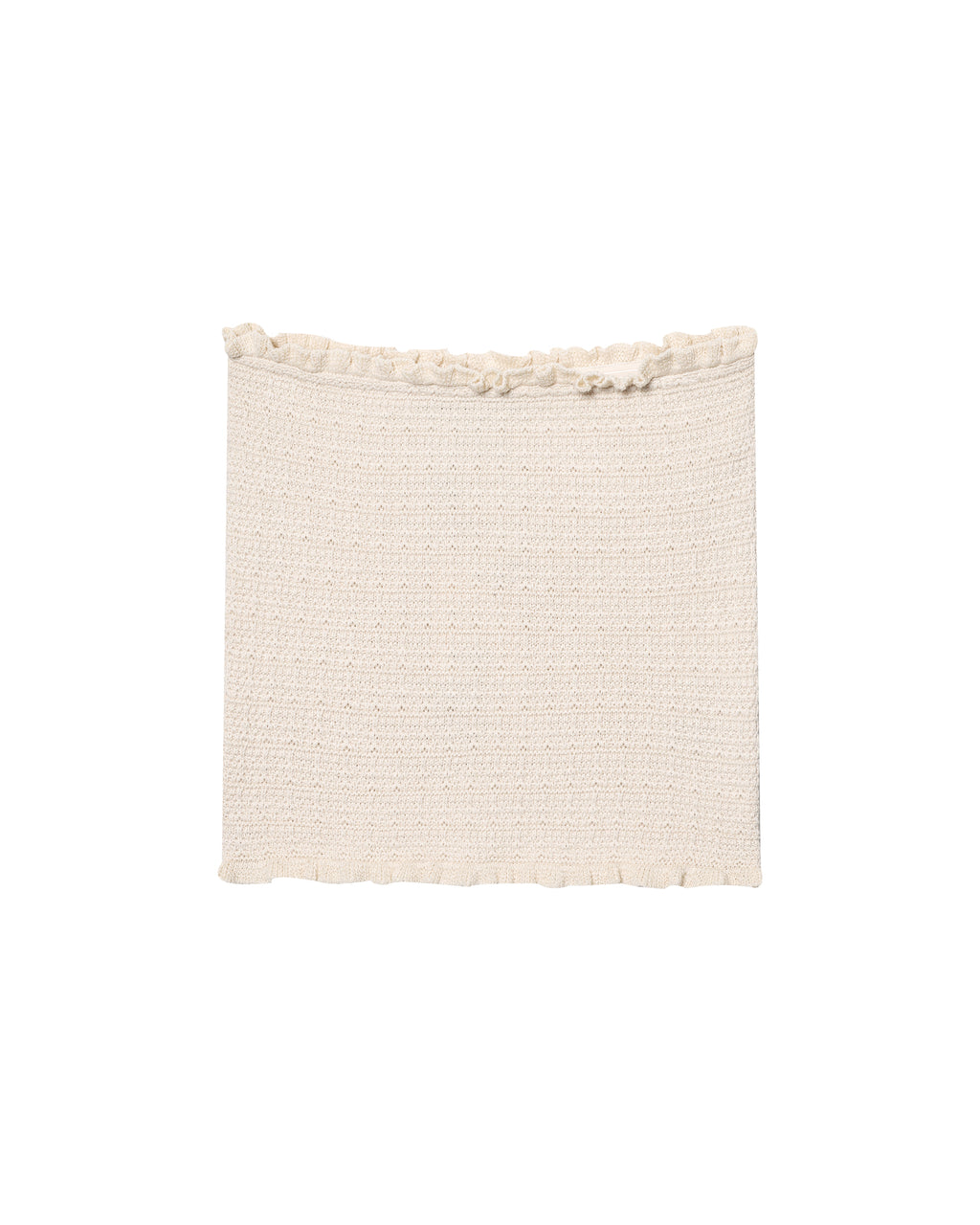Summer Women Knitted off Neck Tube Top Pleated Stitching Skirt Set