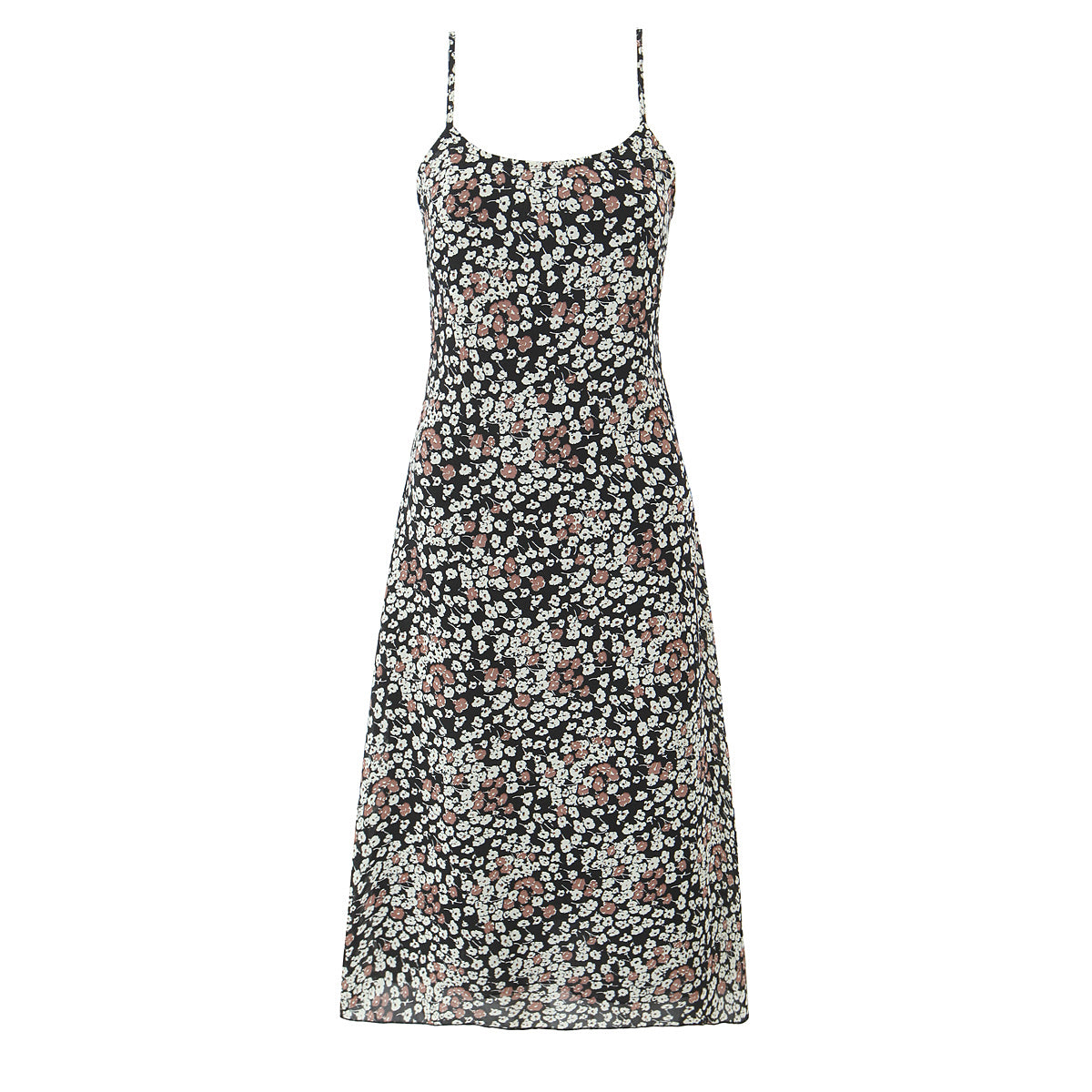 Sexy Floral Hip Women Slim Fit Slimming Spaghetti Straps Dress