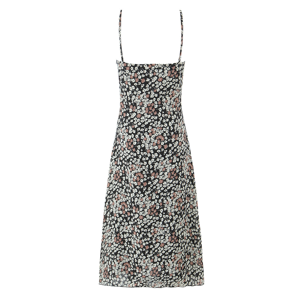 Sexy Floral Hip Women Slim Fit Slimming Spaghetti Straps Dress