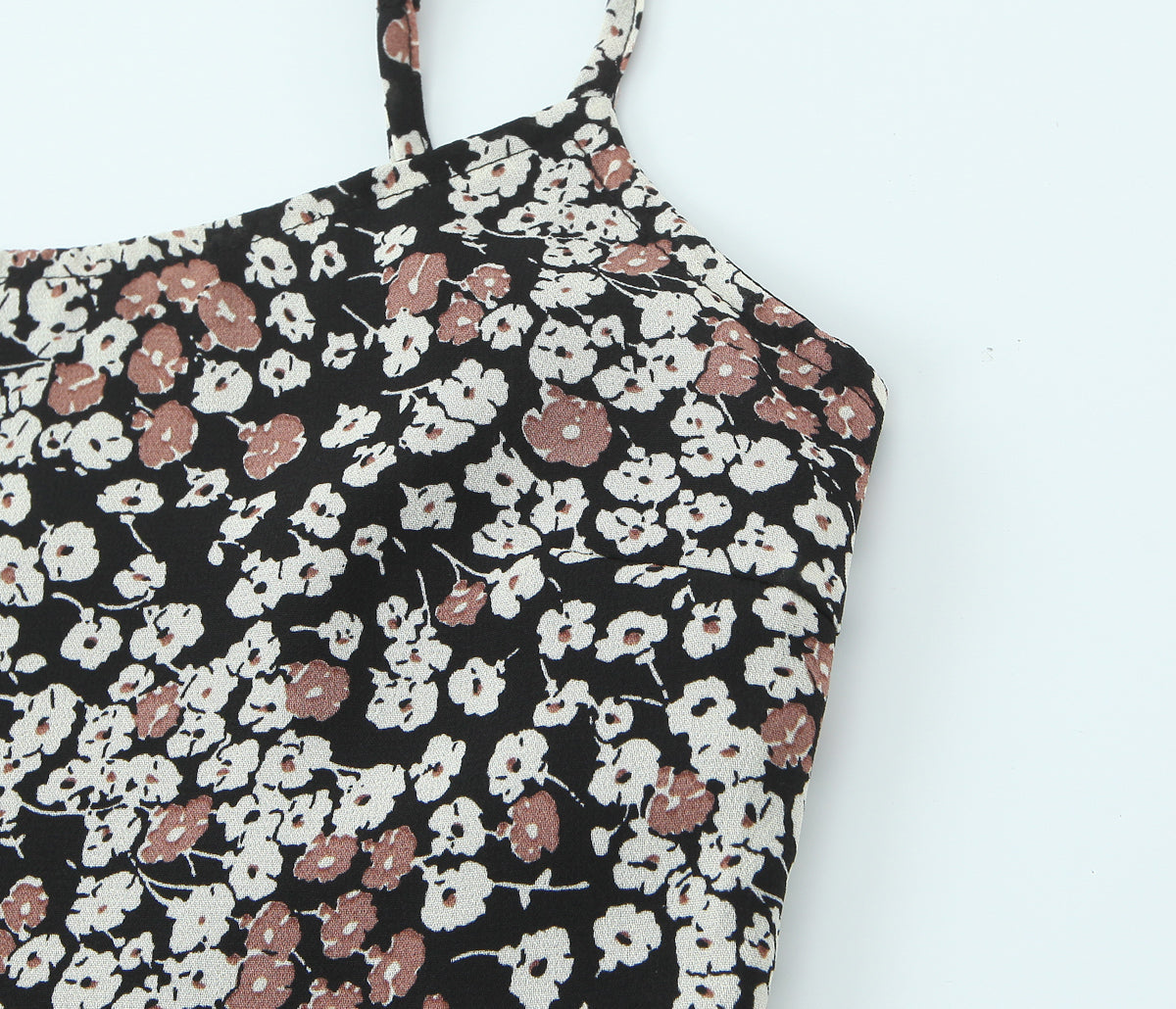 Sexy Floral Hip Women Slim Fit Slimming Spaghetti Straps Dress
