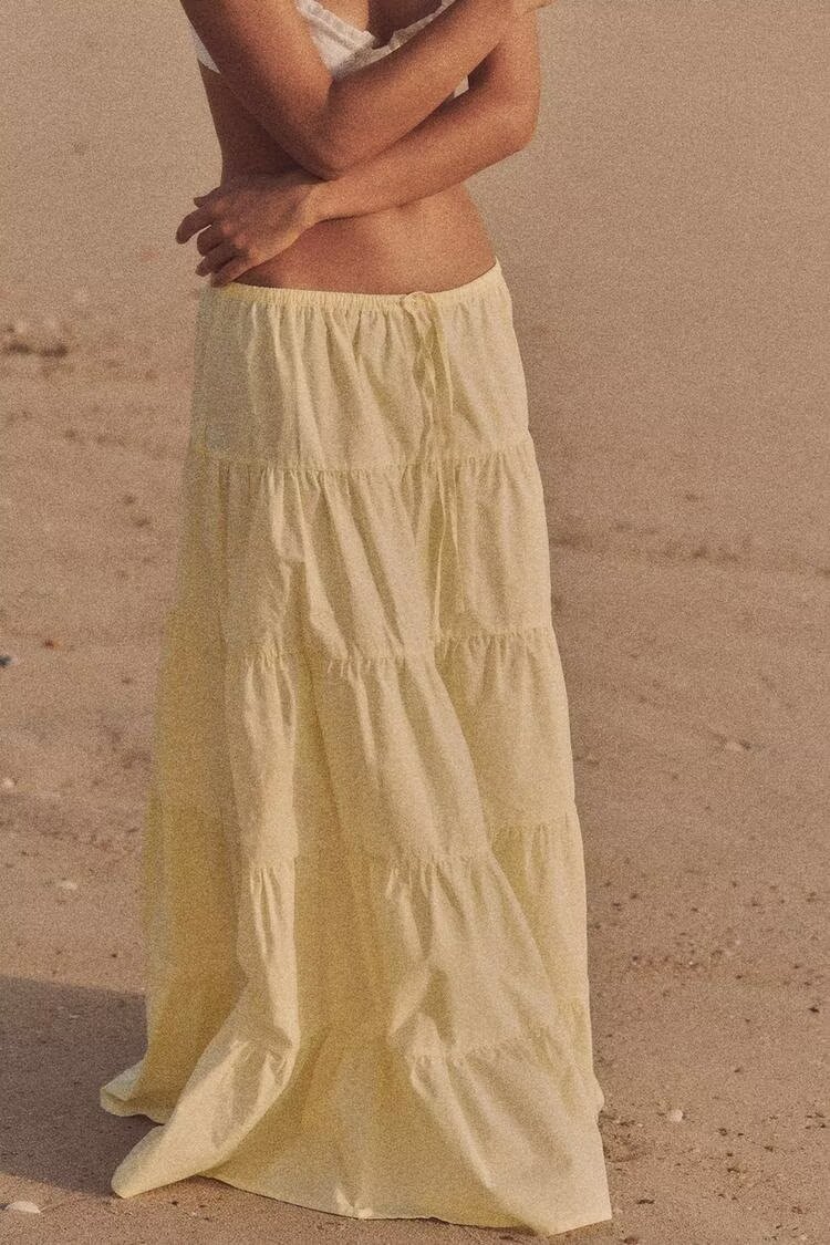 Women Clothing Layered Patchwork Maxi Dress