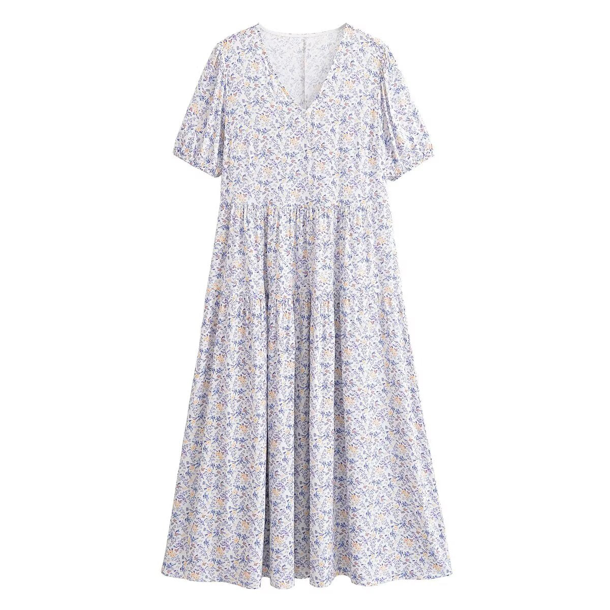 Women Clothing Summer Floral Print Beach Bohemian Casual Dress