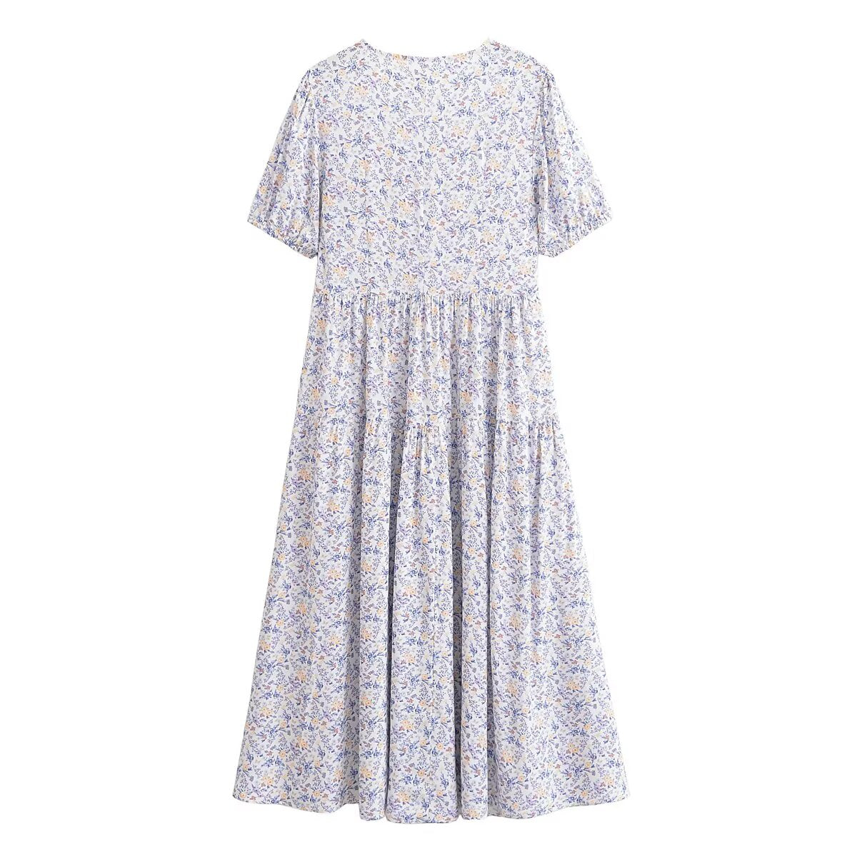 Women Clothing Summer Floral Print Beach Bohemian Casual Dress
