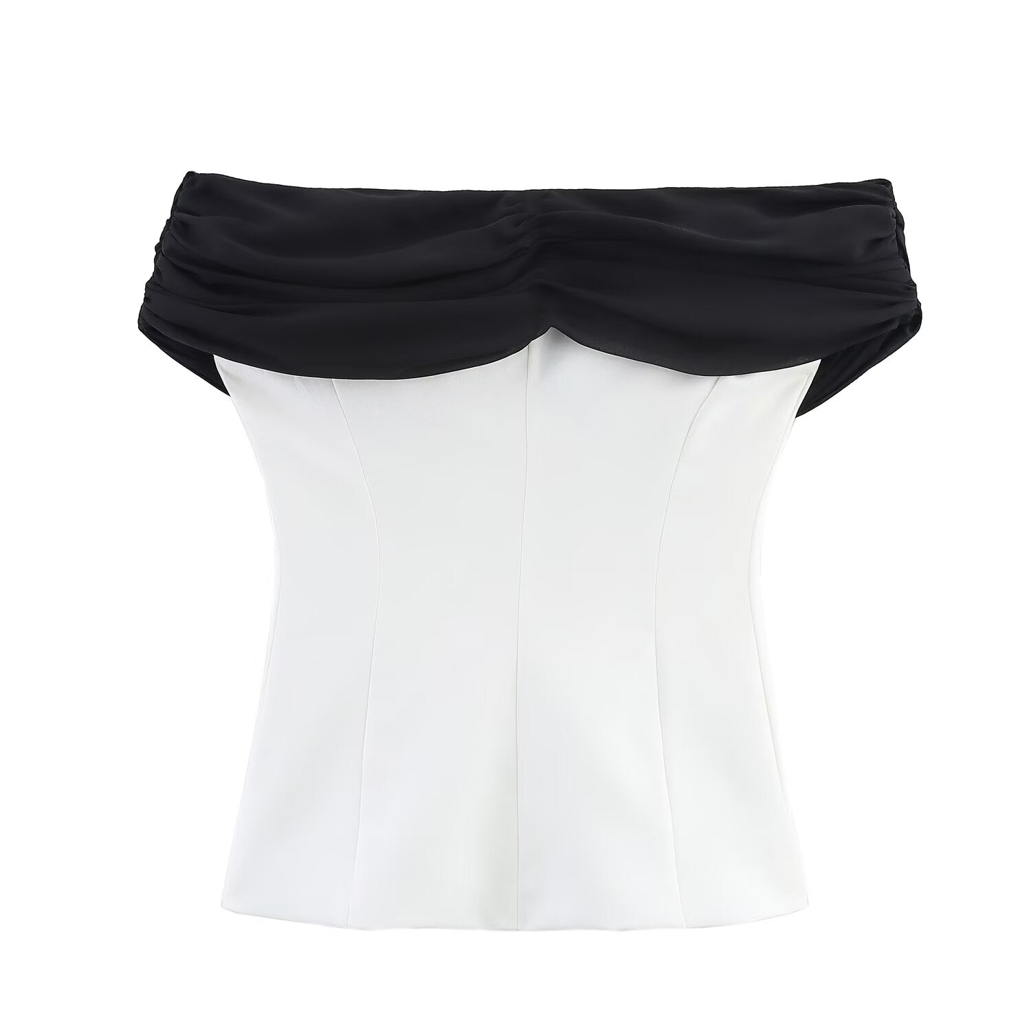 Summer Women Clothing Stitching Corset Top Trousers Sets