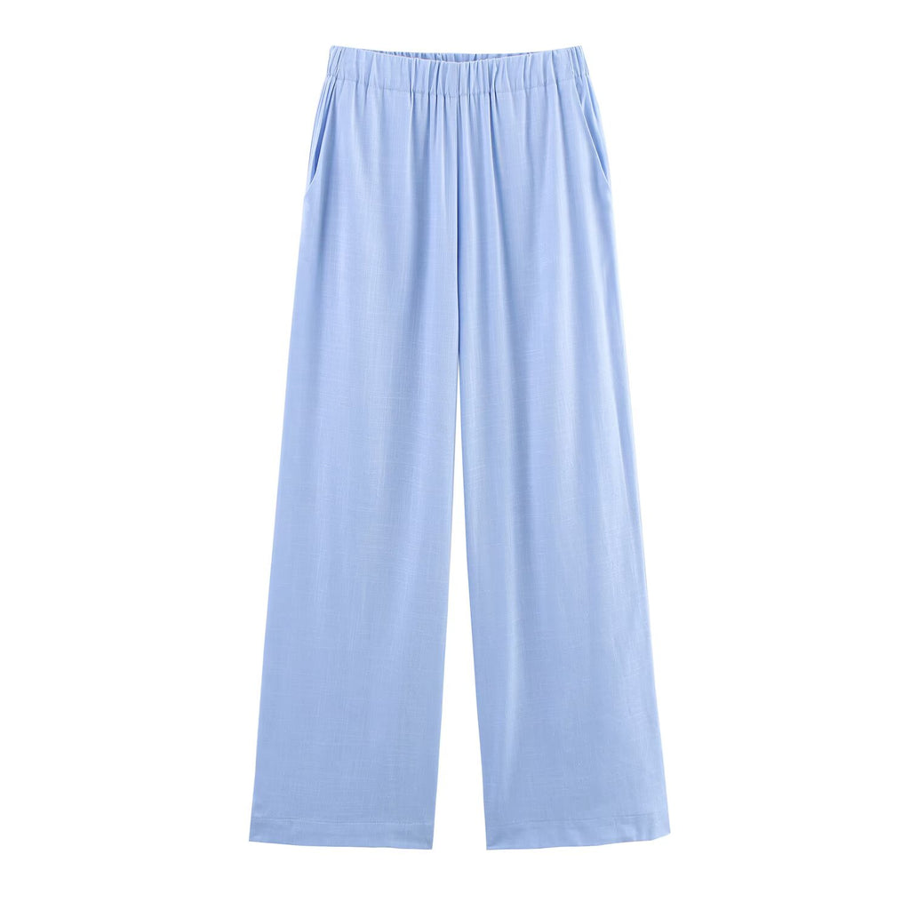 Summer Women Clothing Fashionable Pleated Blazer Trousers Sets