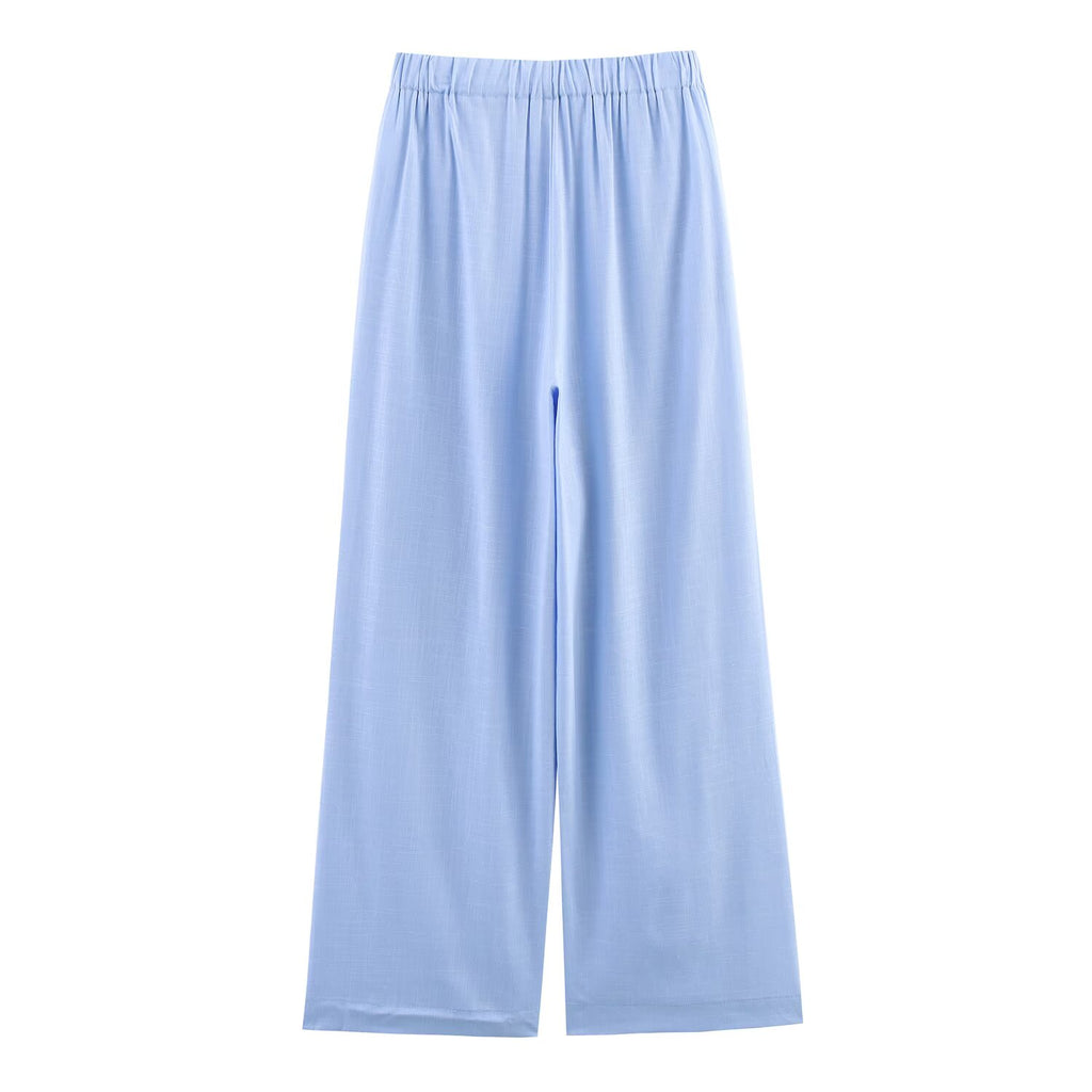 Summer Women Clothing Fashionable Pleated Blazer Trousers Sets