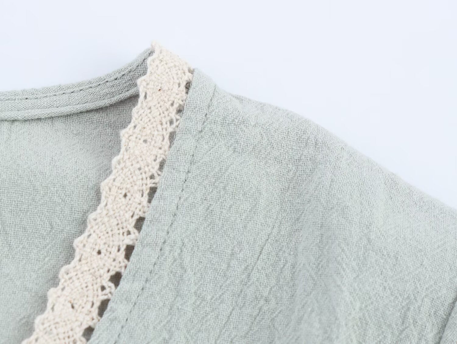 Summer Women Clothing Vacation Embroidered Top Casual Shirt for Women