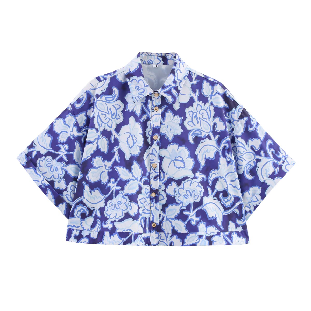 Women Clothing Design Short Sleeve Floral Print Shirt Casual Pants Set
