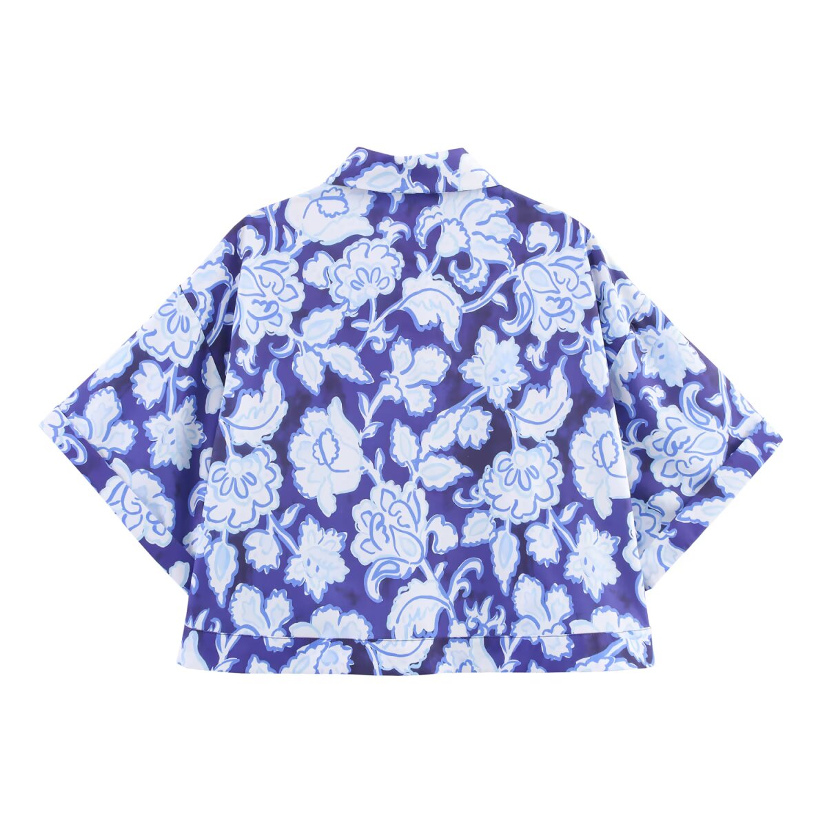 Women Clothing Design Short Sleeve Floral Print Shirt Casual Pants Set