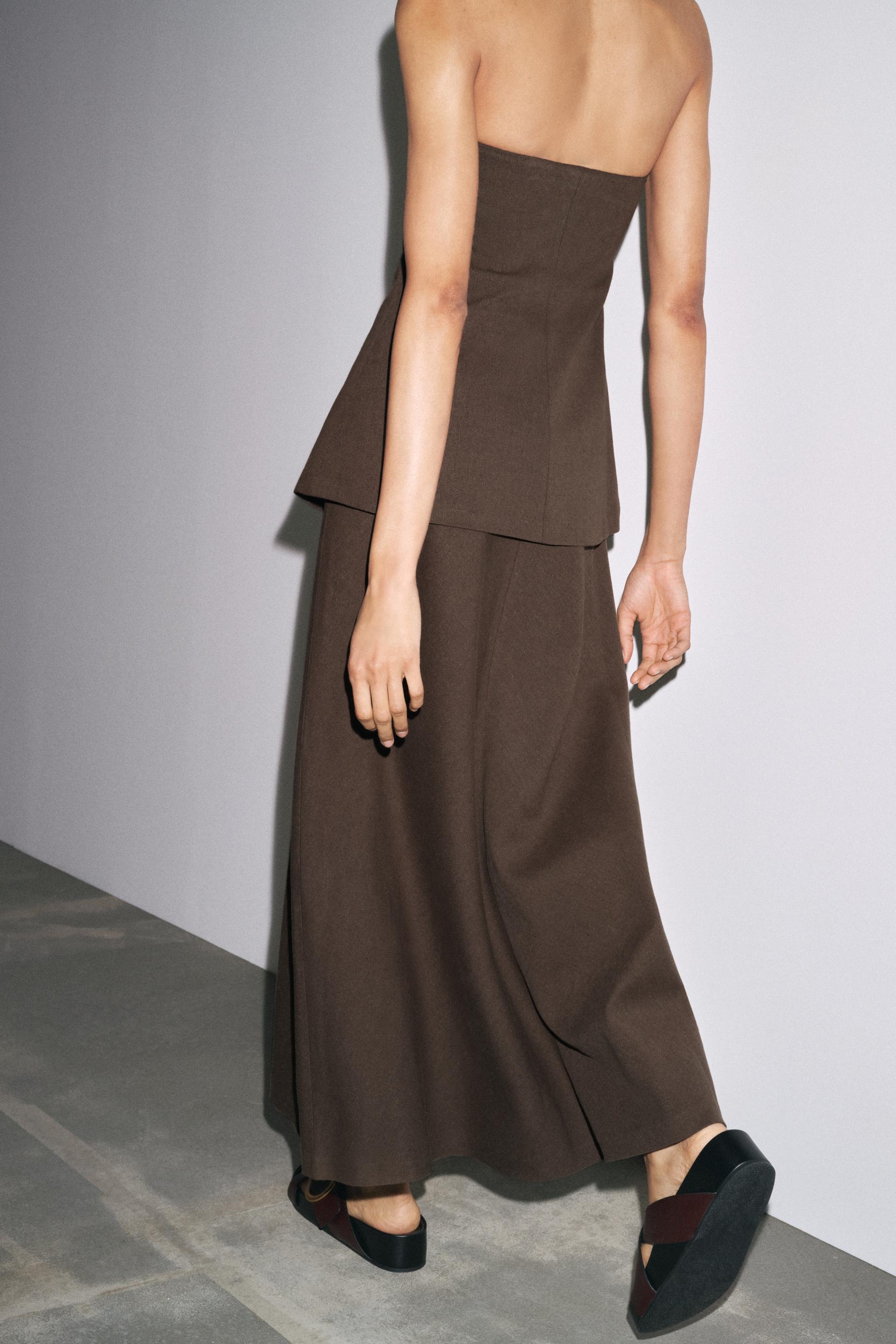 Summer Women Clothing Slim Bandeau One Shoulder Straight Collar Dress