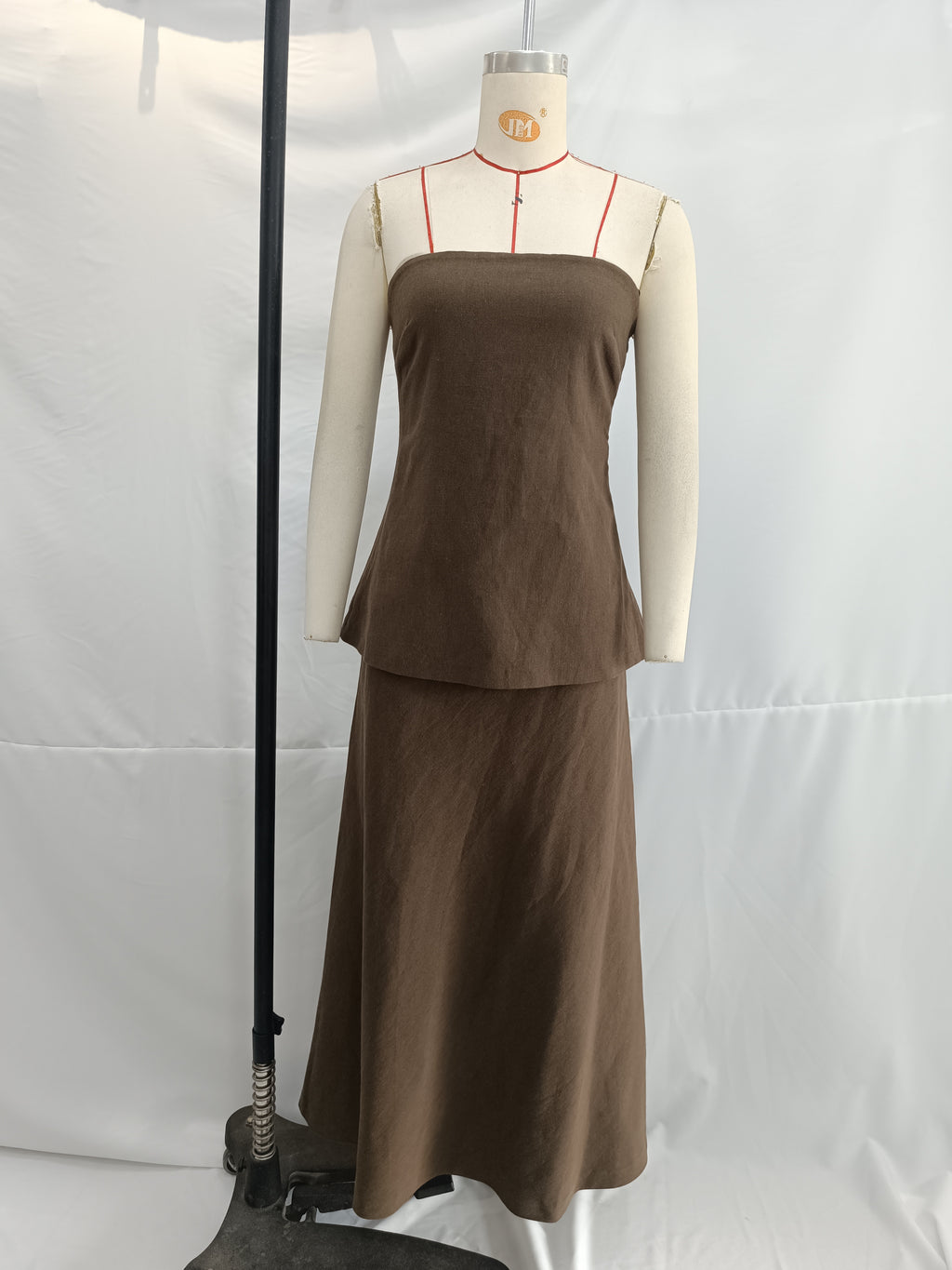 Summer Women Clothing Slim Bandeau One Shoulder Straight Collar Dress