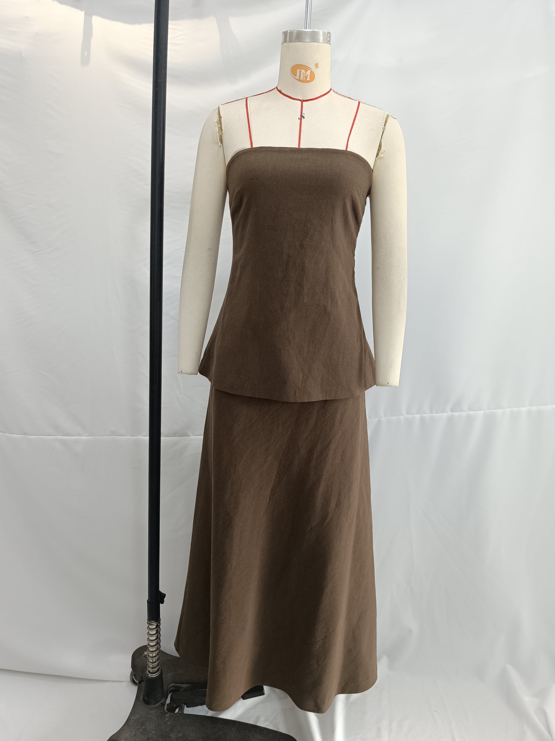 Summer Women Clothing Slim Bandeau One Shoulder Straight Collar Dress
