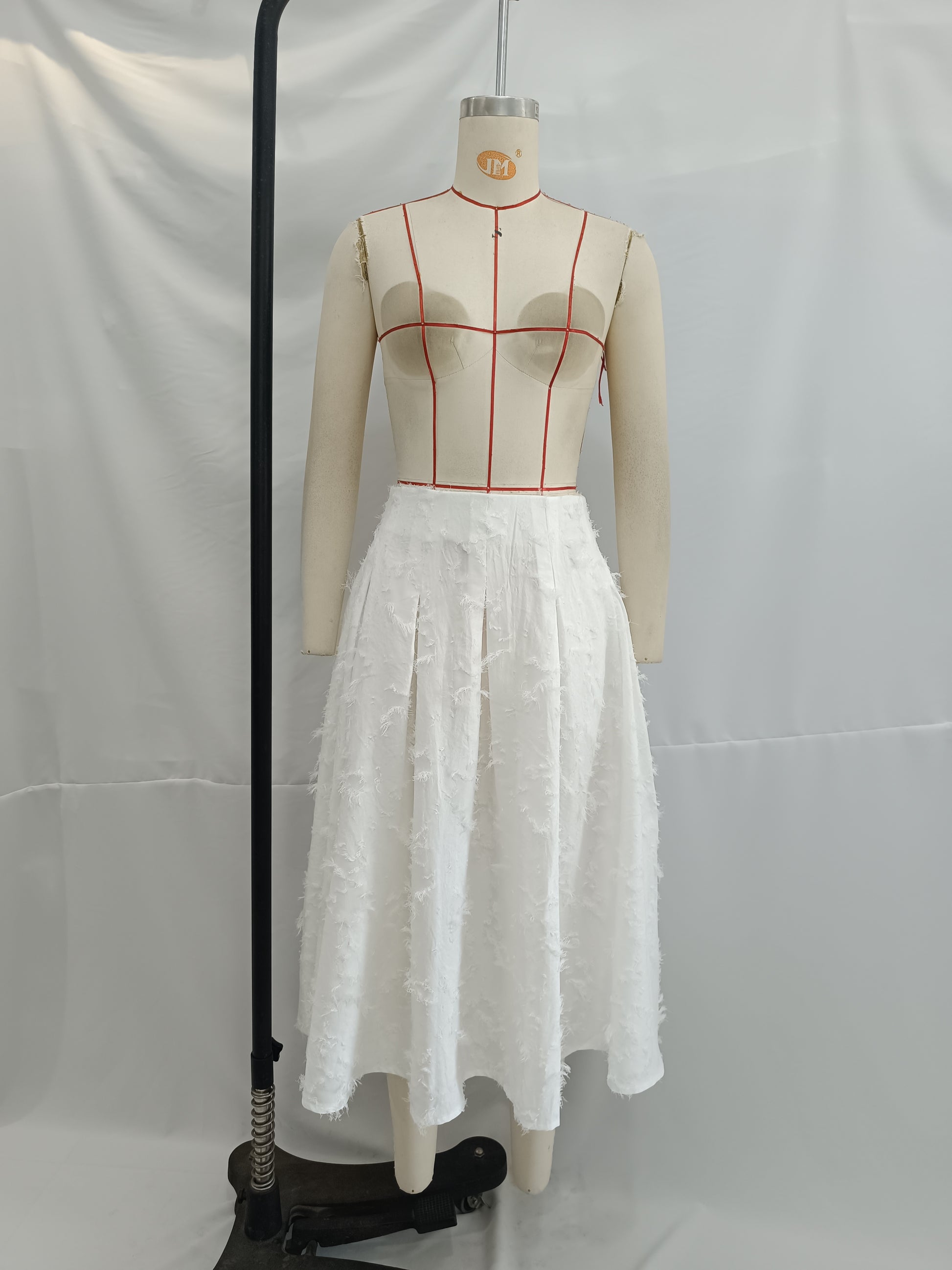 Summer Women Clothing Tops Shirt Tassel A line Skirt Set Women