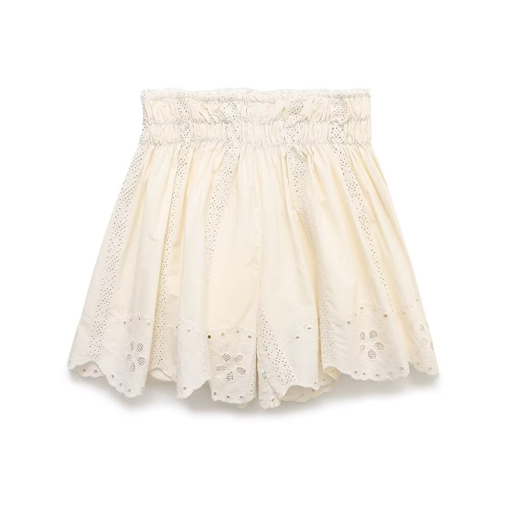 Women Casual Set Sweet Spaghetti Strap Vest High Waist Shorts Sets