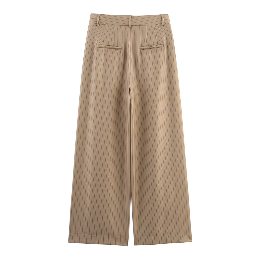 Women Spring Top Wide Leg Pants Sets