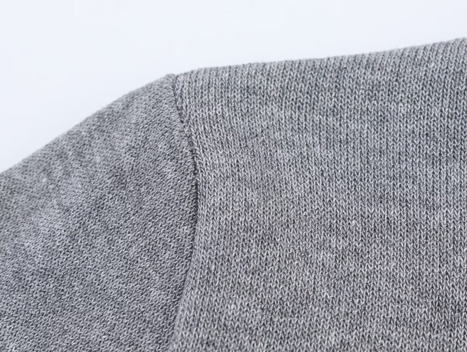 Women Contrast Color round Neck Pullover Sweater